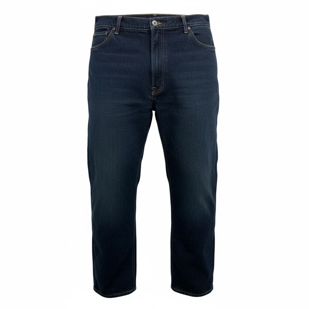 Smiths Workwear Mens 42x32 Relaxed Fit Fleece Lined‎ 5 Pocket Denim Jeans (HH11)